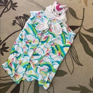 Hooded Unicorn Blanket